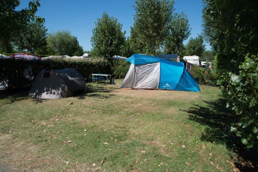 emplacements du camping