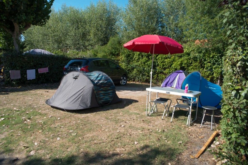emplacements du camping 4 étoiles