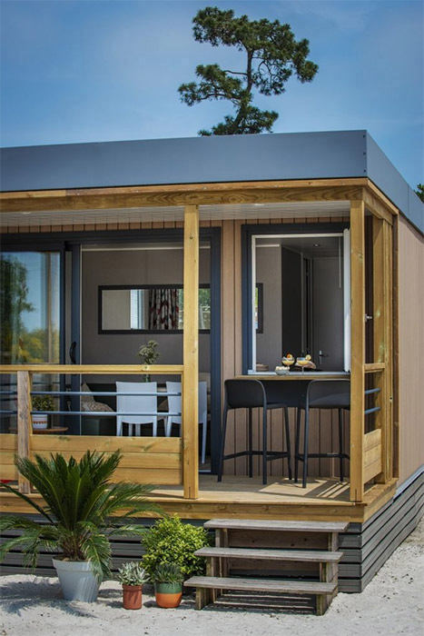 location mobil home luxe en Vendée